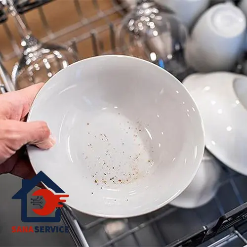 لکه های روی ظروف پس از اتمام شست و شو