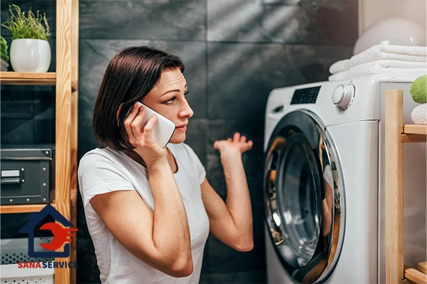چه زمانی جمع شدن آب در لباسشویی سامسونگ خطرساز می شود؟