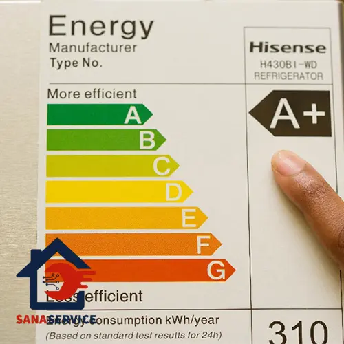 برچسب انرژی یخچال فریزر