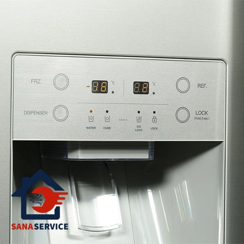 علامت های روی یخچال ساید دوو