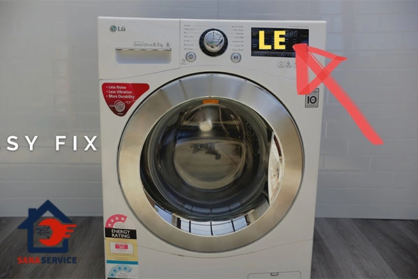 نحوه رفع ارور le لباسشویی ال جی
