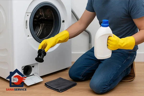 بررسی علت تخلیه نشدن آب ماشین لباسشویی ال جی