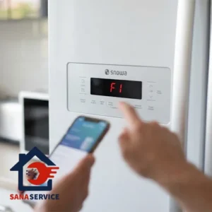 ارور f1 یخچال اسنوا